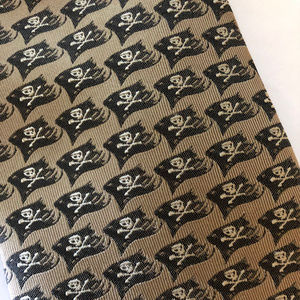 Mens Disney World Pirates Caribbean Flag Tie NEW